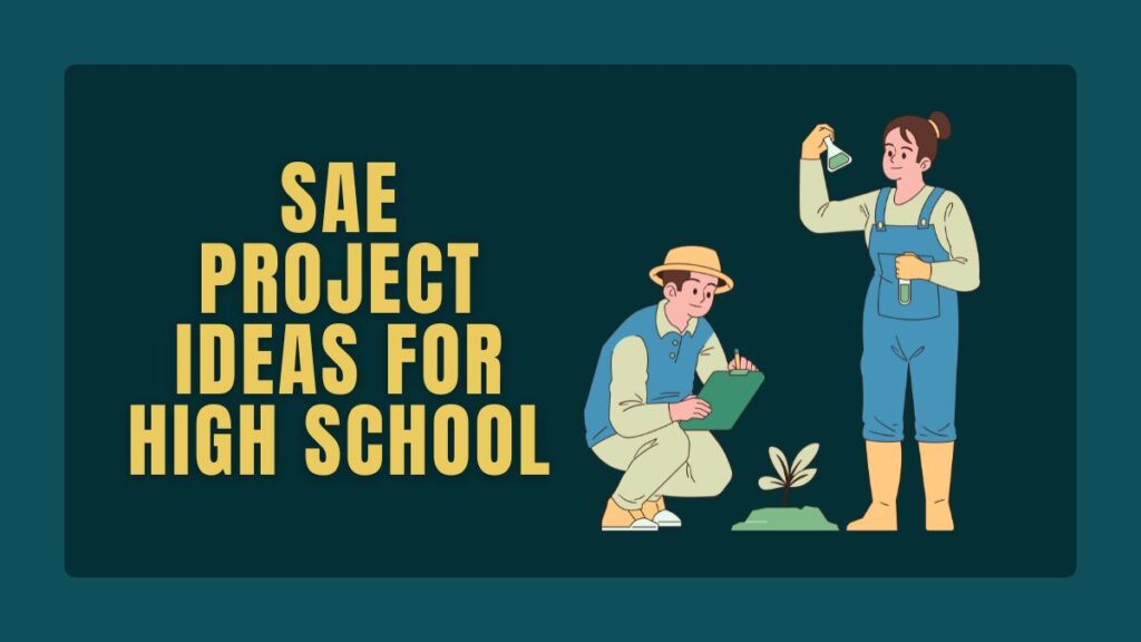 SAE Project Ideas for High School